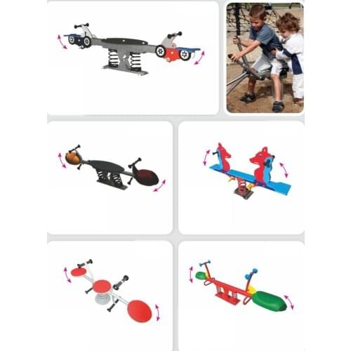 Kiddie seesaw spring rider park equipment YLW-SR20191134