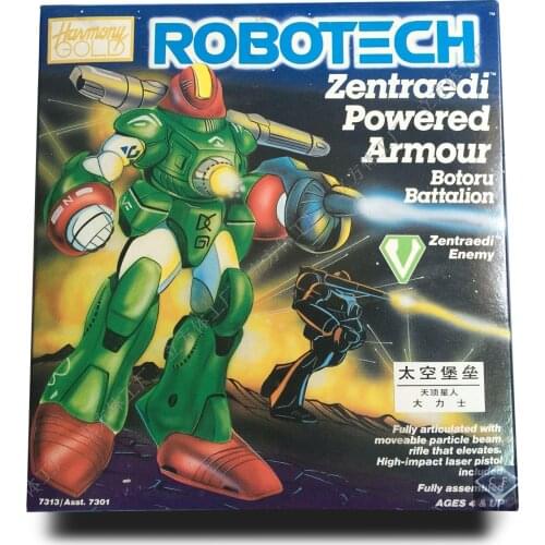 Macross Zentraedi Hercules Soldier Figure 18cm Powered Armour Quadrono Battalion
