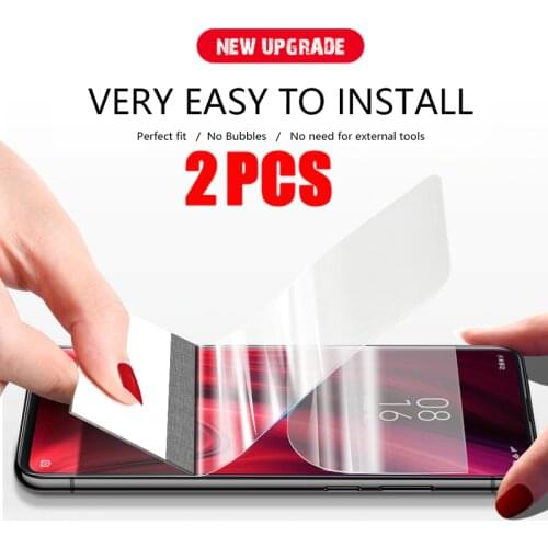 2Pcs Hydrogel Film for Xiaomi Redmi Note 9 8 7 K30 K20 Pro 8T 9S Screen Protector For Xiaomi Mi 10 Mi 9 Mi 9T Pro SE Mi 8 A3