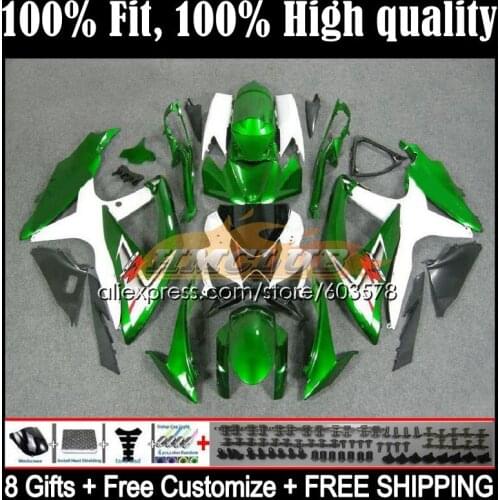 Injection For SUZUKI GSXR 750 600 CC GSXR-600 K8 08 6CL.33 GSXR750 GSXR600 08 09 10 GSXR-750 2008 2009 2010 Fairing light green