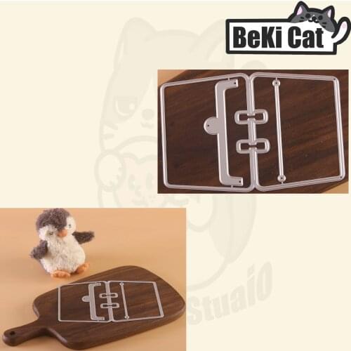 Memorydex Recipe Vintage Wallet Metal Cutting Dies Stencils for DIY Scrapbooking photo album Decorative DIY Paper Cards