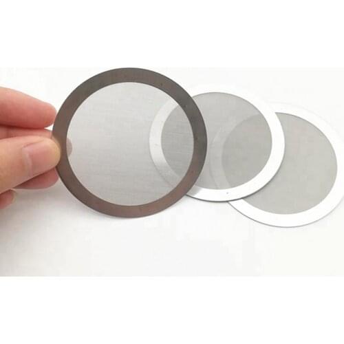 61mm Metal Filter Durable Reusable Stainless Steel Washable Coffee Filter for Coffee Makers