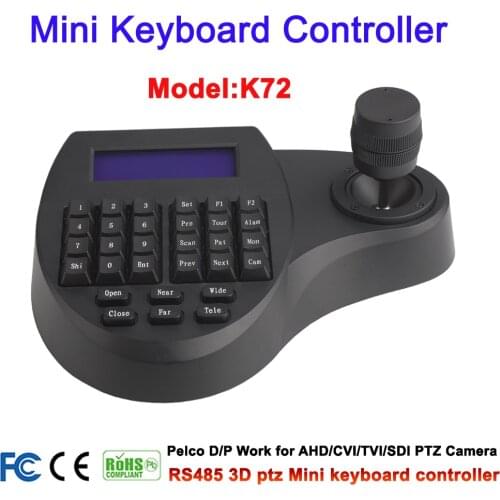 Mini RS-485 3D CCTV Keyboard Controller Joystick