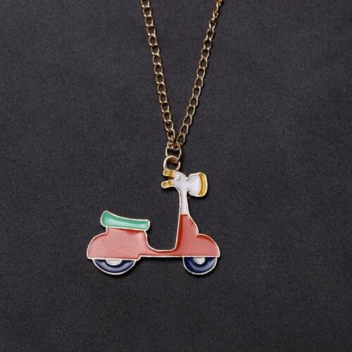 2020 New Pendant Necklace Men And Women Fashion Choker Electric Car Punk Gothic Simple Female Clavicle Chain Wild Jewelry Gift