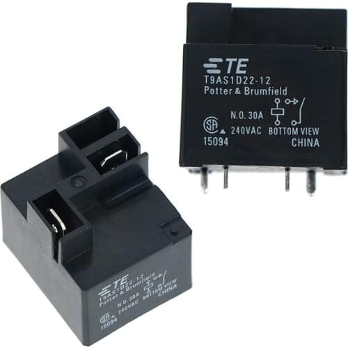 1Pcs Original T9AS1D22-12 30A 240VAC 30 Amps 240 Volts 4 Pins TE Relay