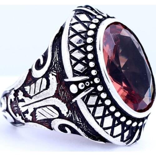 Handmade Rectangular Sultanite Man Silver Ring,18K Gold Plated Sultanite Silver Men Ring, Silver Man Ring