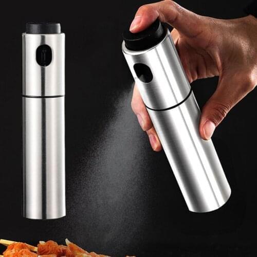 Stainless steel Oil Spray Empty Bottle Vinegar Bottle Olive Oil Dispenser For Salad BBQ Cooking Kitchen Tools
