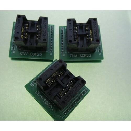 SOP8 SOIC8 OTS-20-1.27-01 Burn-in Socket gold plating IC testing seat Test Socket test bench