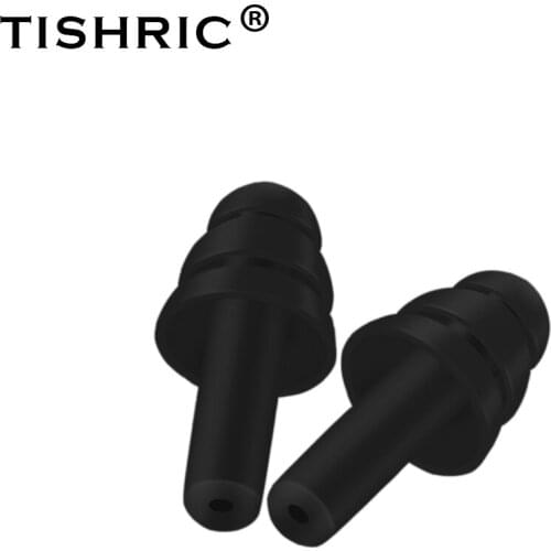 TISHRIC Soft Sleep Earplugs Anti-noise Sleeping Ear Plugs Noise To Sleep Reduction Silicone Ear Plug Swimming Ear Protector