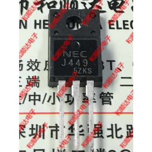 10pcs/lot J449 2SJ449 New stock TO-220F 250V 6A