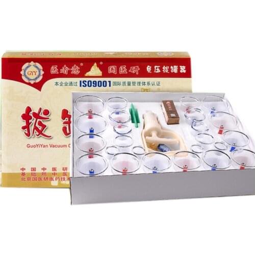 6/12/24 cans vacuum cupping device household acupuncture body massage suction cupping device no oil
