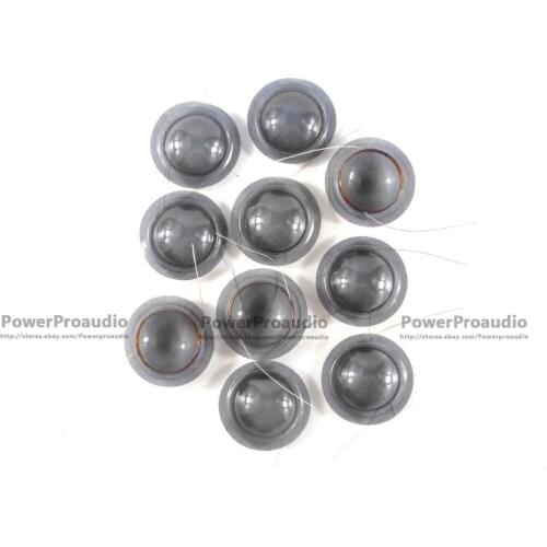 2 pcs 25.4mm 25.5mm (1") Transparent silk diaphragm dome Tweeters voice coil 8 ohm lead wire left and Right side