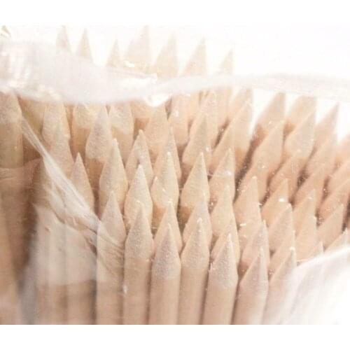 50Pcs/Pack Pro Wooden Stick Nail Art Remover Manicure Pedicure Cuticle Pusher Manicure Tool Portable Nail Art Remover