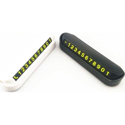 Car Styling Temporary Parking Card Phone Number Night Luminous FOR Hyundai ix35 iX45 iX25 i20 i30 Sonata,Verna,Solaris,Elantra