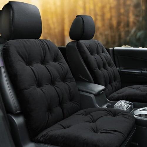 Car Seat Cover,Plush Cushion Seasons Universal Breathable For Most Four-Door Sedan&SUV Ultra-Luxury Car Seat Protection
