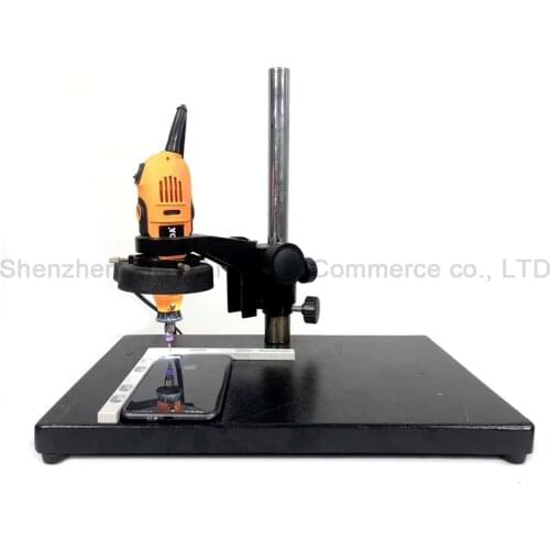 Electric Angle Grinder Grinding Machine + Microscope Base Stents Used For Split iPhone 8P Border Camera Maintenance Tools