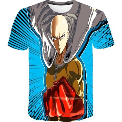 New Fashion One Punch Man 3D Printing T-Shirt Anime Harajuku Streetwear Men And Women O-Neck Short Sleeve Tops Oversized Clothes