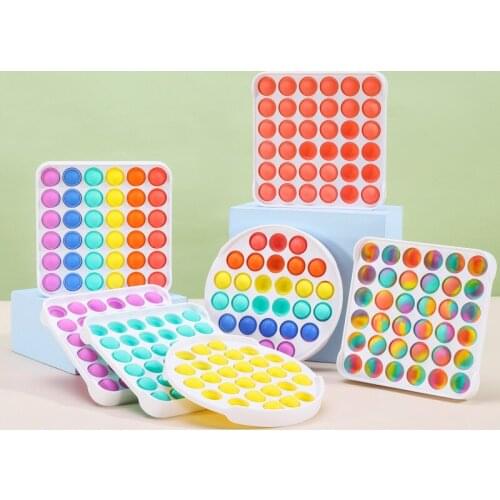 Simple Dimple Toys Anti Stress Toy Relieve Stress Kids Intelligent Develope Toys Kids Pressing Plate Decompression Toys