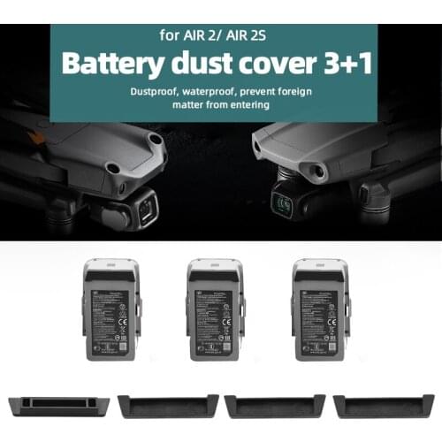 Body contact dust plug set, battery charging port protection cover, short-circuit and dust-proof, suitable for DJI MAVIC AIR 2S