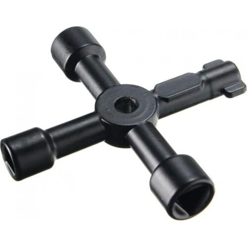 Multi-function Utility Cross Key Wrench Plumbing Wrench For Gas Electric Meter Cabinets Bleed Radiators