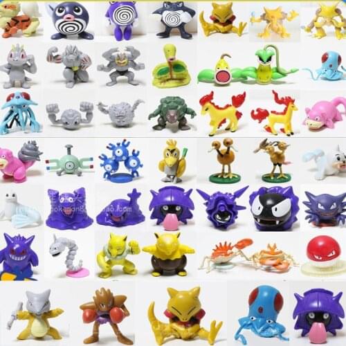 Pokemon Model Magnemite Magneton Gengar Victreebel Ponyta Electrode Shelgon First Generation Figure Toy Collectibles