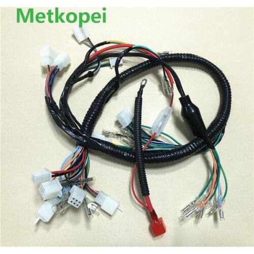 Motorcycle Wire Cable Assembly CG125 ZJ125 XF125 Full vehicle Cable Line for Honda 125cc CG XF 125 Full vehicle wire