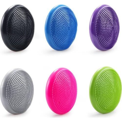 33x33cm Inflatable Yoga Massage Ball Durable Universal Sports Gym Fitness Yoga Wobble Stability Balance Disc Massage Cushion Mat
