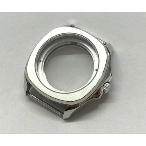 New 40mm Sapphire crystal 316L stainless steel Watch Case fit ETA 2836 / mi yota 8215 Automatic mechanical movement BK30-20