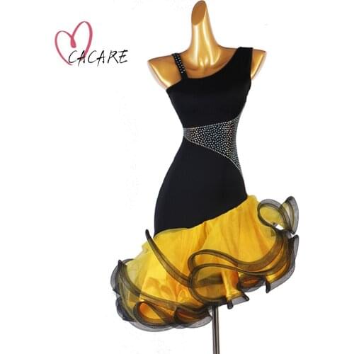 Latin Dance Dress for Women Girls Fringe Dancing Dresses Salsa Tango Latino Clothes Costume Customize D0358 Fluffy Hem