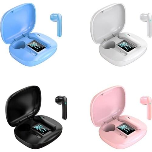 Portable Wireless Earbuds True Wireless Earbuds Rechargeable Hifi Sound Quality True Wireless Earbuds Assorted Colors