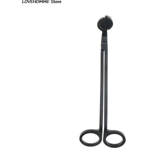 Durable Stainless Steel Candle Wick Trimmer Oil Lamp Trim Scissor Tijera Tesoura Cutter Snuffer Tool Hook Clipper