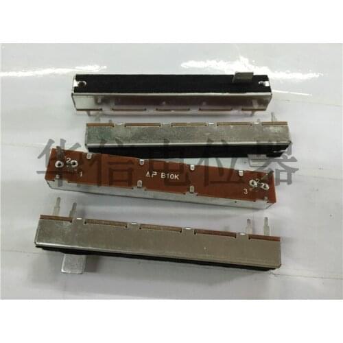 3pcs SV608N B10K Straight Slide Potentiometer for MAOKSTE K701 Mixer / Mono Variable resistors fader / handle length 8MMB 4P