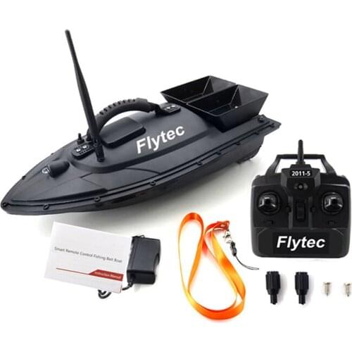 Flytec 2011-5 Fishing Tool Smart RC Bait Boat Toy Digital Automatic Frequency Modulation Remote Radio Control Device Fish Toys