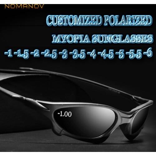 2019 Real Custom Made Myopia Minus Prescription Polarized Lens Summer Style New Outdoor Sports Colorful Sunglasses -1 -1.5to -6