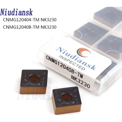 CNMG120404 TM NK3230 CNMG120408 TM NK3230 High Quality Turning Insert CNC Lathe Turning Cutter Carbide Insert Steel Turning Tool