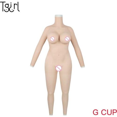 Tgirl Shemale Big Breast G Cup Bodysuit Boobs Breast Forms For Crossdressers Travestismo Drag Queen