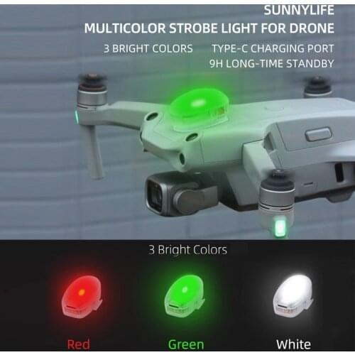 Universal Drone Flash Strobe Light Night Flight Lamp For DJI Mavic Mini SE/Air2S/ Mavic 2 Drone Accessories Rechargeable