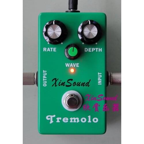 Vintage Analog Tremolo Guitar Effects Pedal TR-70 XinSound and WAVE ADJUST QUALITY BUILD TRUE BYPASS NEW/NICE