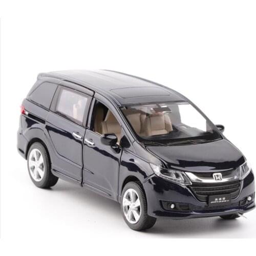 1:32 alloy pull back toy car model,high simulation Honda Odyssey,musical& flashing 6 open the doors,diecast metal,free shipping