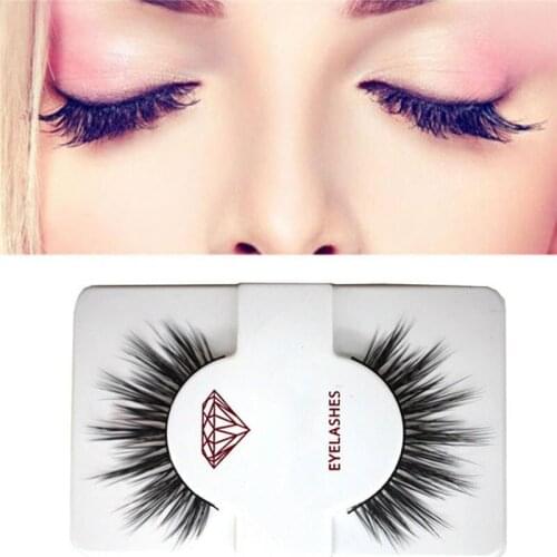 1 Pair 3D Mink Eyelashes Fluffy Dramatic Eyelashes Makeup Wispy Mink Lashes Natural Long False Eyelashes Thick Fake Lashes