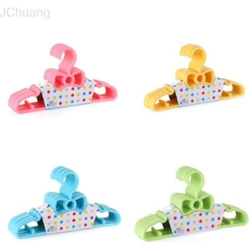10pcs Set Childrens Bow Hanger Home Baby Clothes Hanger