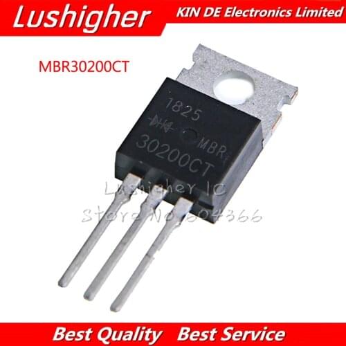 10pcs MBR30200CT TO-220 MBR30200 TO220 MBR30200C 200V 30A Original