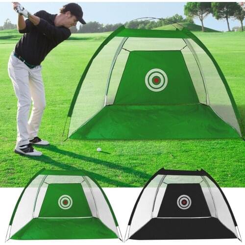 1M 2M Golf Cage Practice Net Training Indoor Outdoor Sport Golf Exercise Equipment Garden Trainer Portable Golf Training Tent