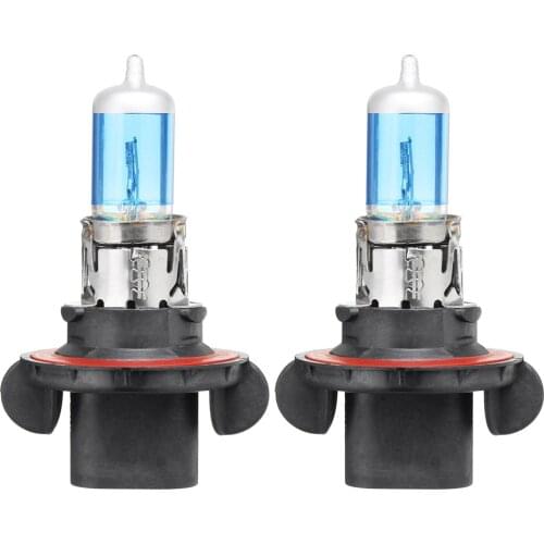 2PCS H13 9008 100/90W 5900K Super White High Low Beam Car Headlight Light Xenon Halogen Bulbs
