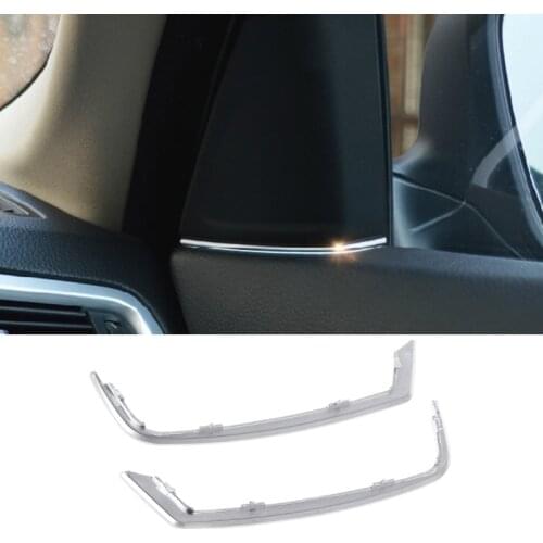 Car Front Door Audio Speaker Strip Stereo Decal Cover Trim Sticker For BMW 5 Series 525 520 F10
