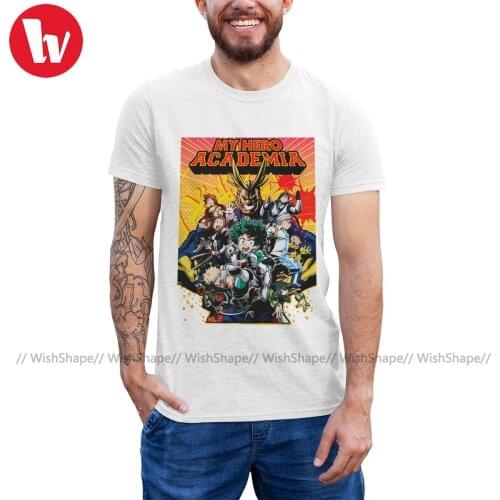 Deku T Shirt My Hero Academia T-Shirt XXX Streetwear Tee Shirt Fun Short Sleeve Male 100 Percent Cotton Tshirt