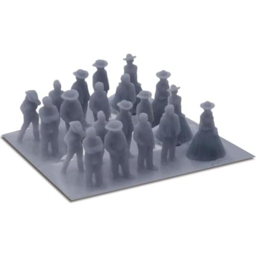 Outland Models Old West People Set 1:220 Z Scale Scenery Figurine