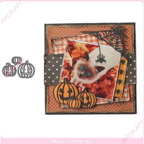 Pumpkin grimace Metal Cutting Dies for DIY Scrapbooking Photo Album Decorative Embossing PaperCard Crafts Die2020