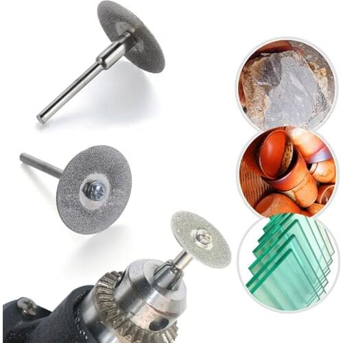 1/12 Pcs 20-50 mm Diamond Cutting Discs Set Mini Circular Saw Blade Grinding Cut Wheel Sanding Grinding Abrasive Rotary Tool