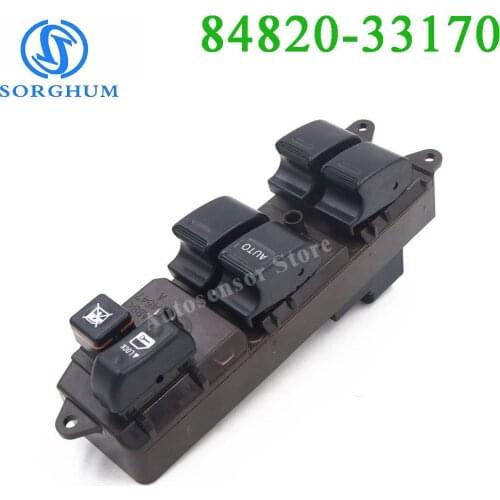 New 84820-33170 Power Master Control Window Switch For Toyota 2002-2006 Camry 2005-2009 Sienna